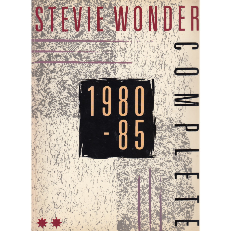 Stevie Wonder Complete 1980-85