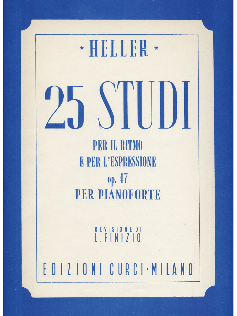 25 Studi per il ritmo e l'espressione - per pianoforte