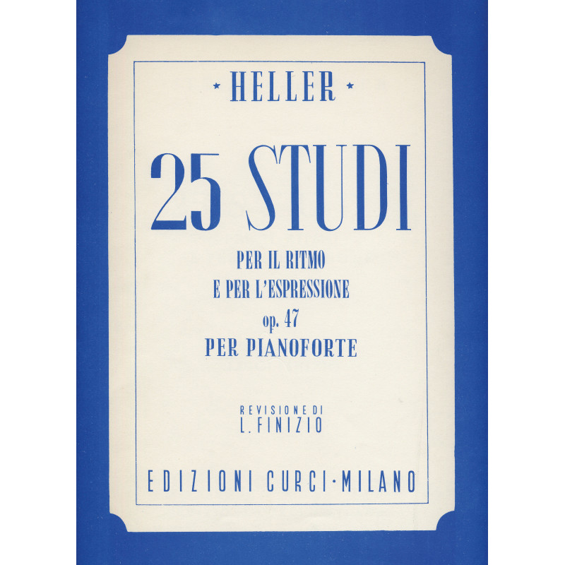 25 Studi per il ritmo e l'espressione - per pianoforte