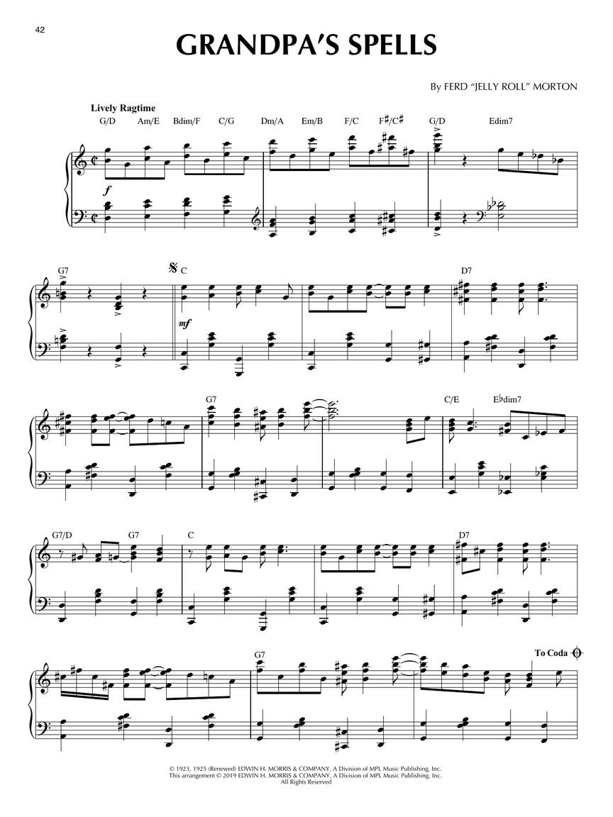 Ragtime: Jazz Piano Solos