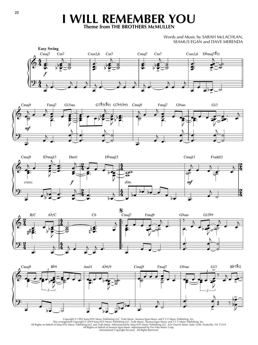 Pop Ballads: Jazz Piano Solos