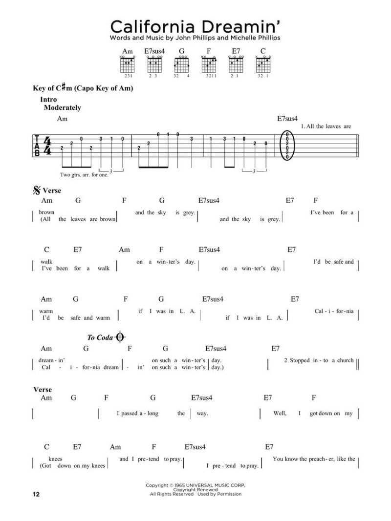 First 50 Songs You Should Play on 12-String Guitar