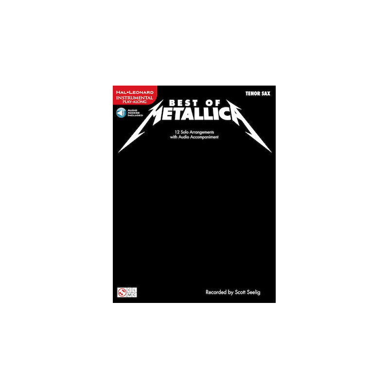 Best of Metallica for Tenor Sax (book/CD play-along)