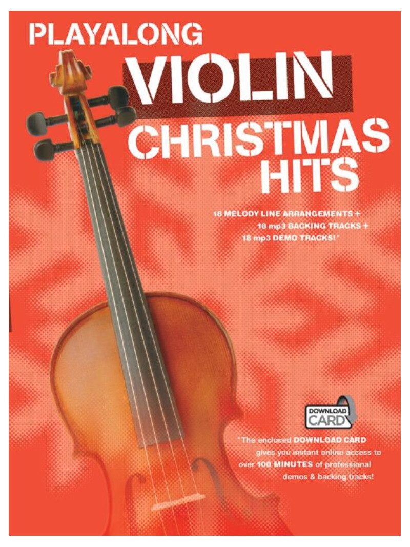 Playalong Violin: Christmas Hits (book/Download Card)