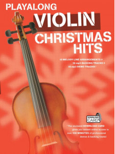 Playalong Violin: Christmas Hits (book/Download Card)