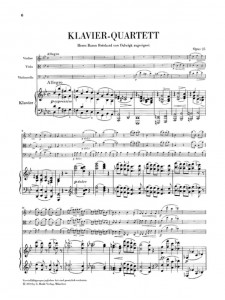 Brahms - Piano Quartet g minor op. 25