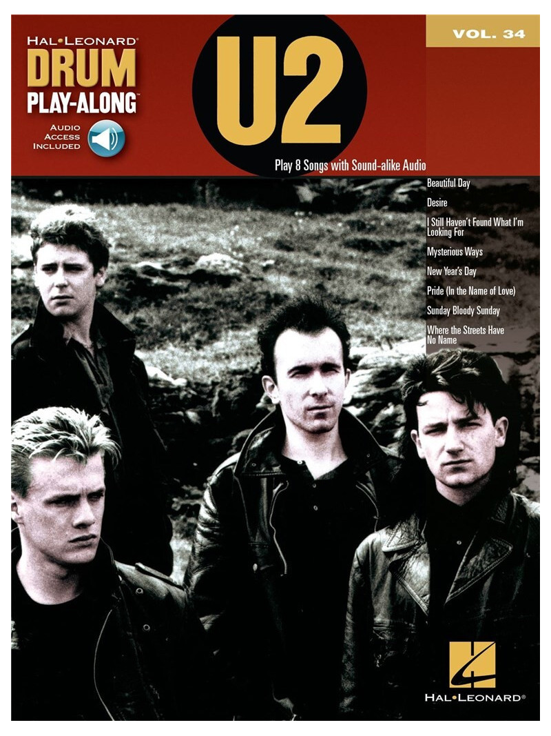 U2: Drum Play-Along Volume 34 (book/CD)