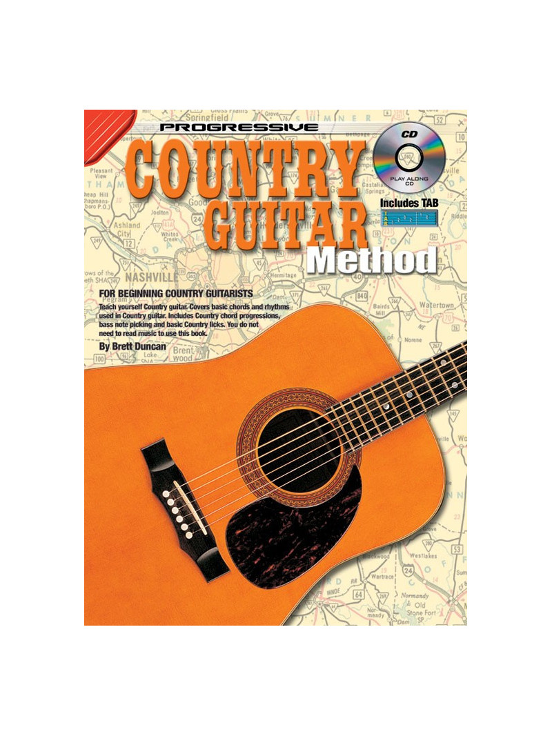 Progressive Country Guitar Method (Book & CD)