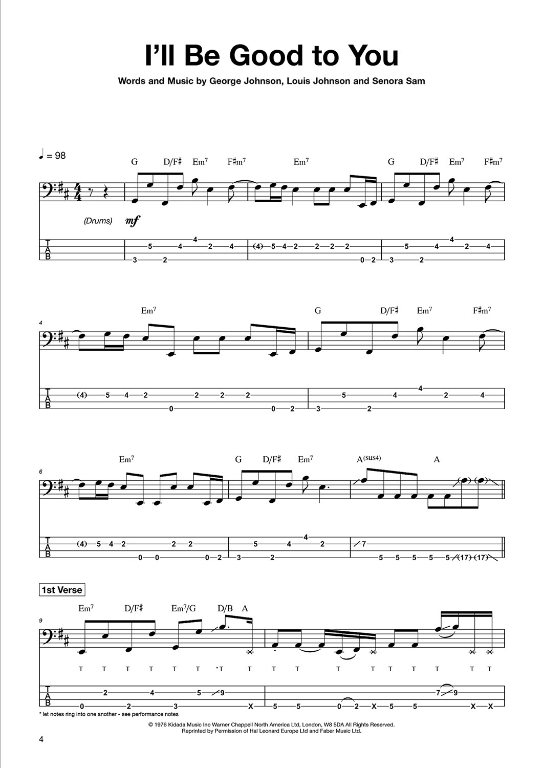 The Brothers Johnson Bass Book