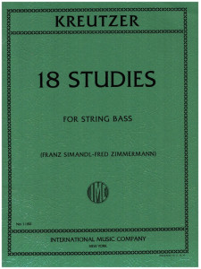Kreutzer - 18 Studies (For String Bass)