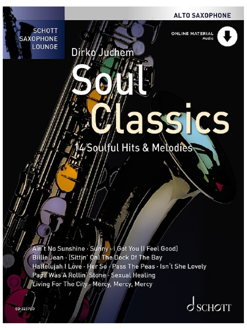 Soul Classics For Alto Saxophone (book/CD)