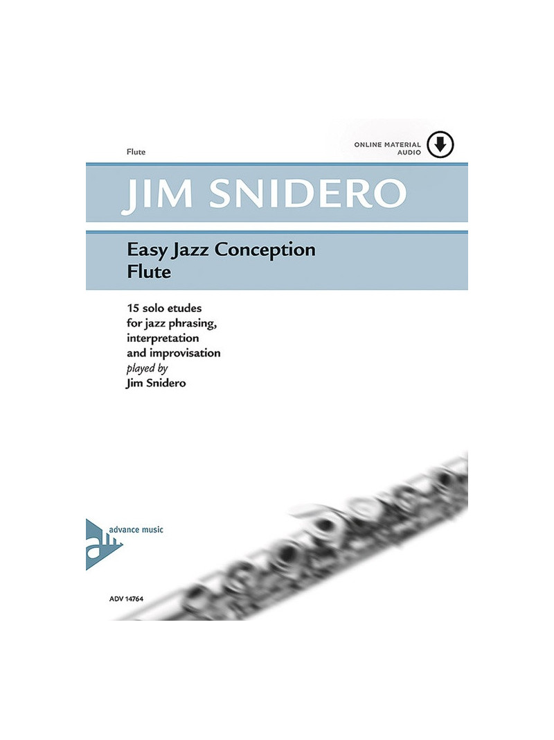 Easy Jazz Conception Flute (book/CD play-along)