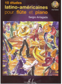 10 Etudes Latino-Americaines pour Flute & Piano (book/CD)