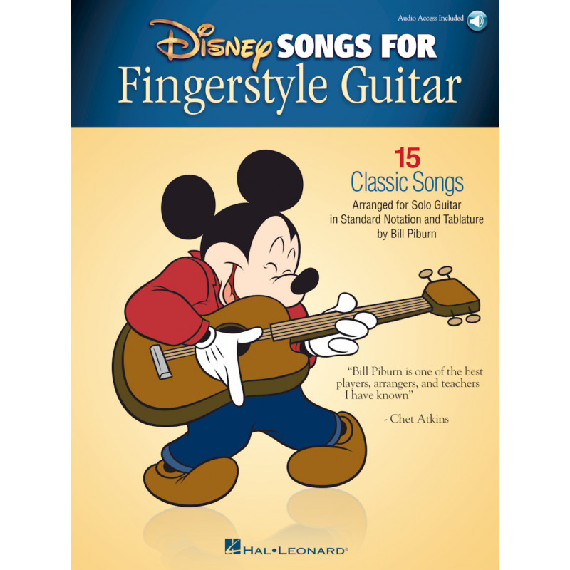 Disney Songs for Fingerstyle Guitar (book/Audio Online)