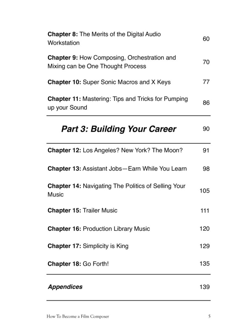How to Become a Film Composer (book/Audio Online)
