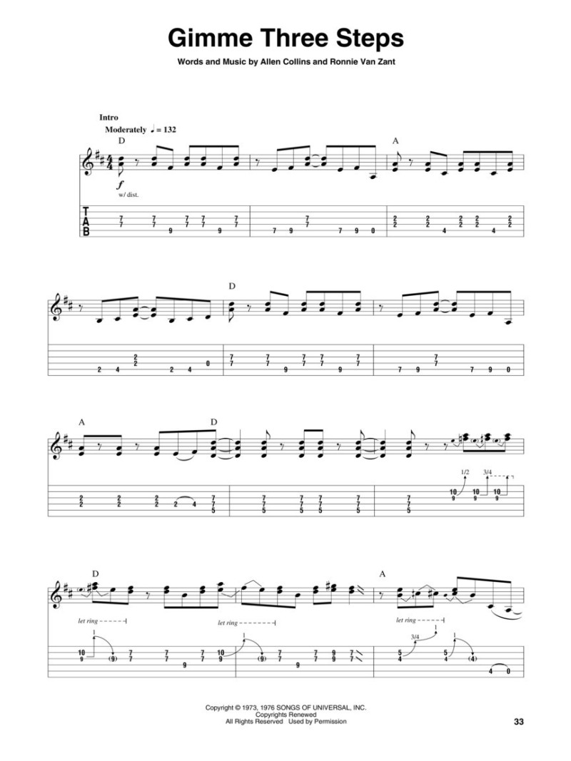 Guitar Play-Along Volume 43: Lynyrd Skynyrd (book/CD)