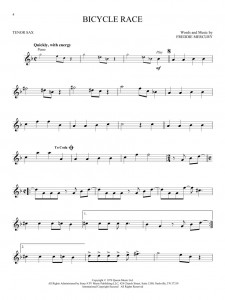 Queen - Instrumental Play-Along for Sax (Book/CD)