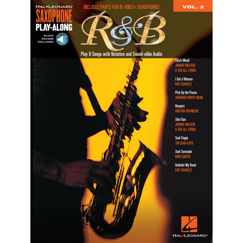 R&B: Saxophone Play-Along Volume 2 (book/CD)