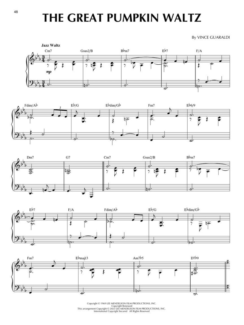 Vince Guaraldi: Jazz Piano Solos