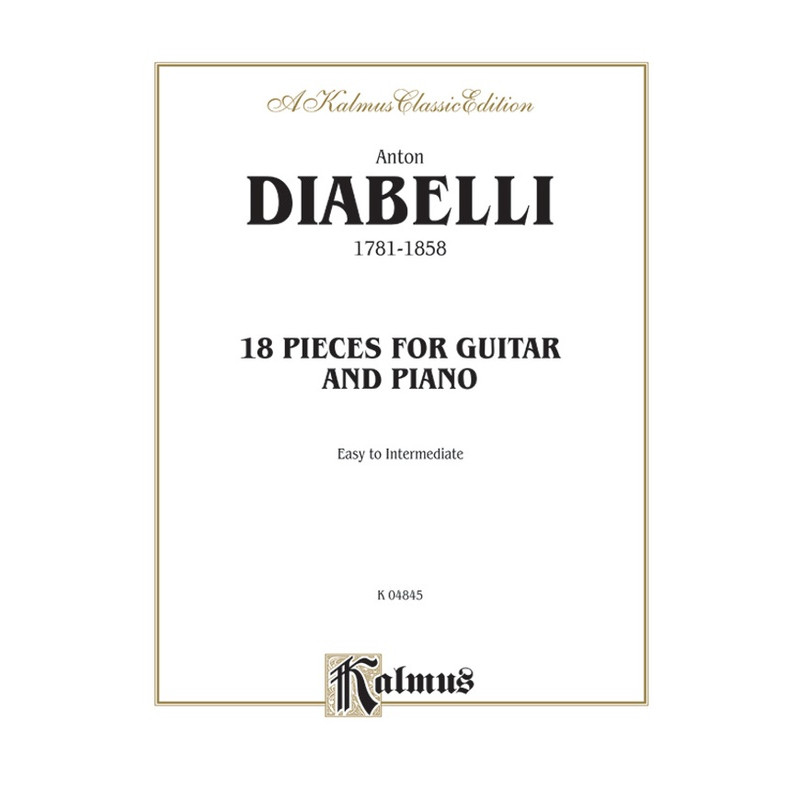 Diabelli: 18 Pieces for Guitar and Piano