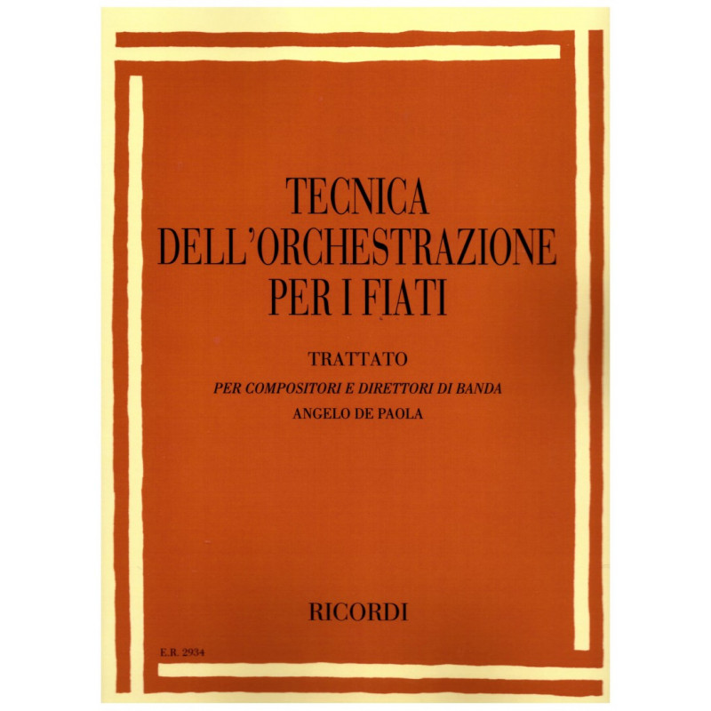 tecnica direttore di banda, orchestrazione per fiati