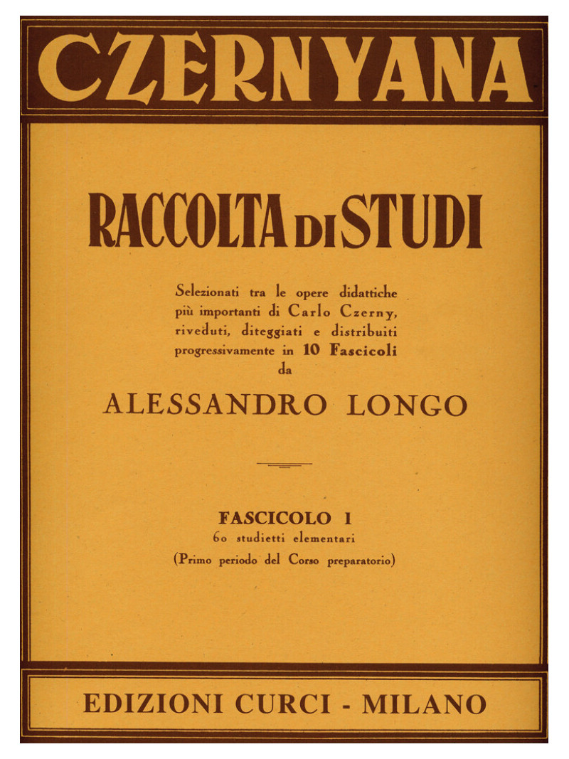 Czernyana - Raccolta di studi