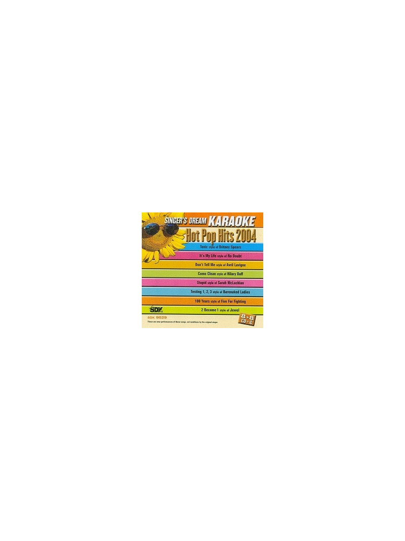 Pocket Songs - Hot Pop Hits 2004 (CD sing-a-long)