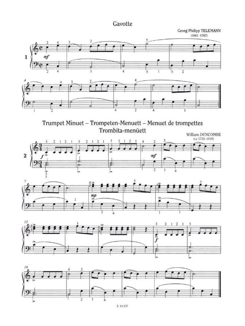 Repertoire 1 - Piano Klavier Zongora
