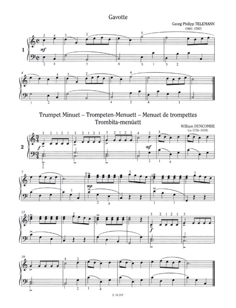 Repertoire 1 - Piano Klavier Zongora