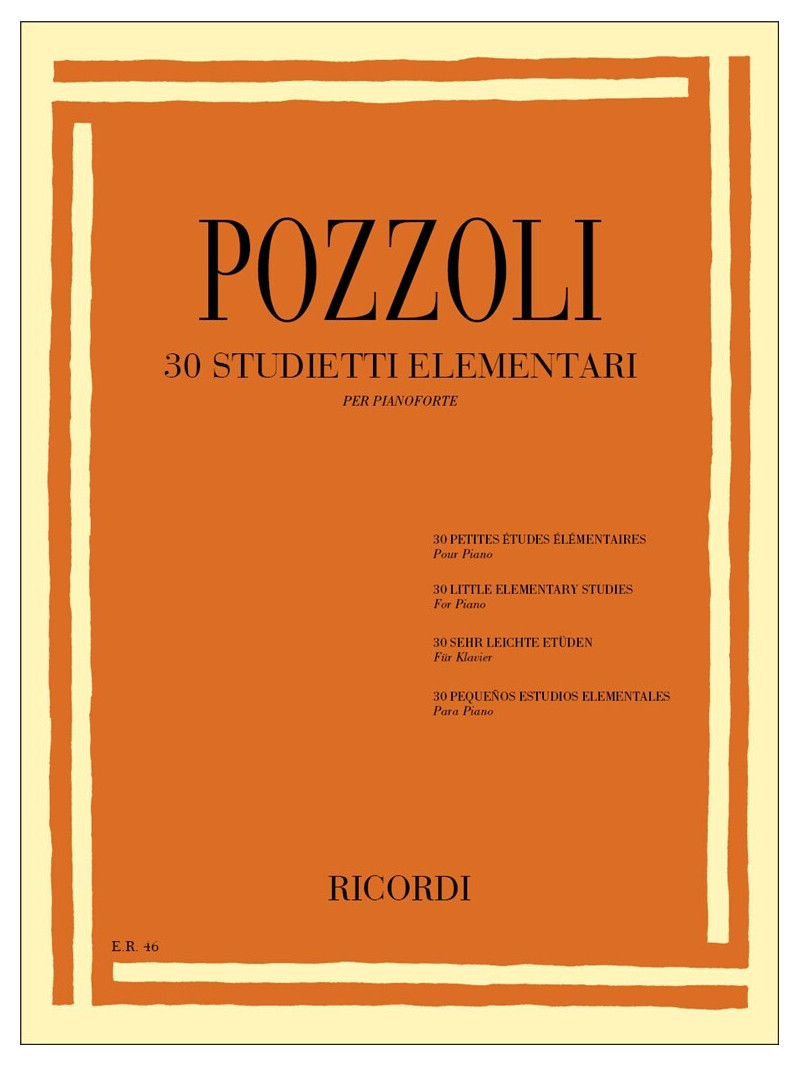 Pozzoli - 30 Studietti Elementari 