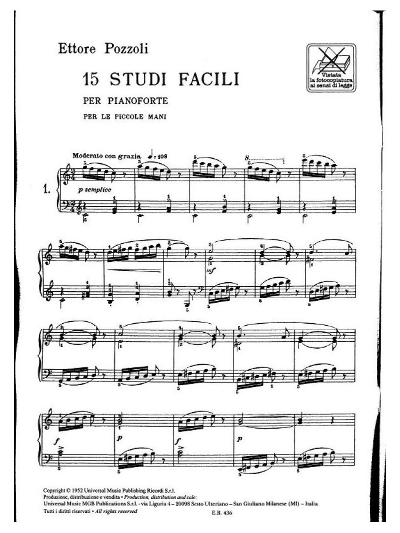 15 Studi facili per le piccole mani