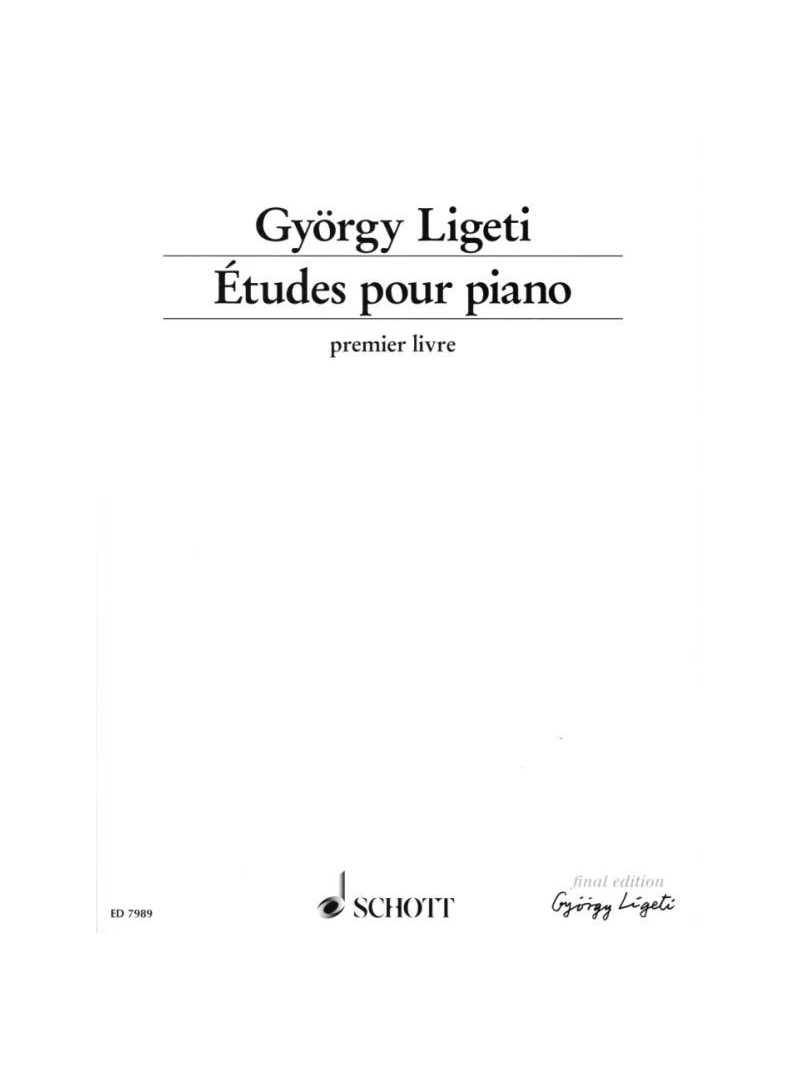Ligeti - Études pour Piano, Vol. 1