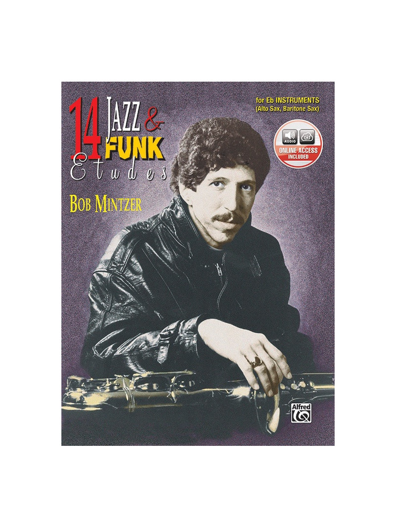 14 Jazz & Funk Etudes: E-Flat Instrument (book/CD play-along)