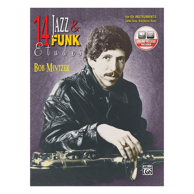 14 Jazz & Funk Etudes: E-Flat Instrument (book/CD play-along)