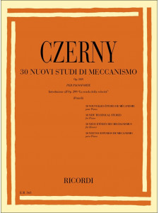 Czerny - 30 Nuovi studi di meccanismo