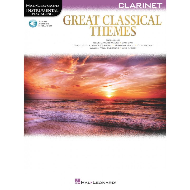 Great Classical  Themes - Instrumental Play-Along for Clarinet (book/Audio Online)