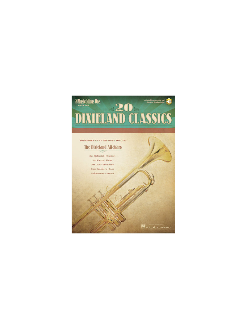 20 Dixieland Classics Music Minus One Trumpet (book/Audio Online)