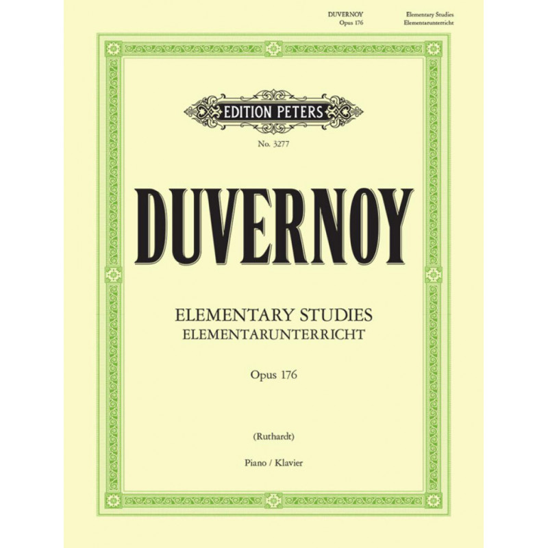 Duvernoy - Elementary Studies Op. 176
