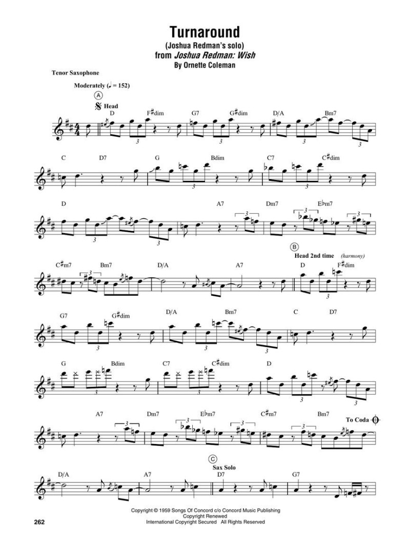 Saxophone Omnibook forfor B-Flat Instruments  IN ARRIVO