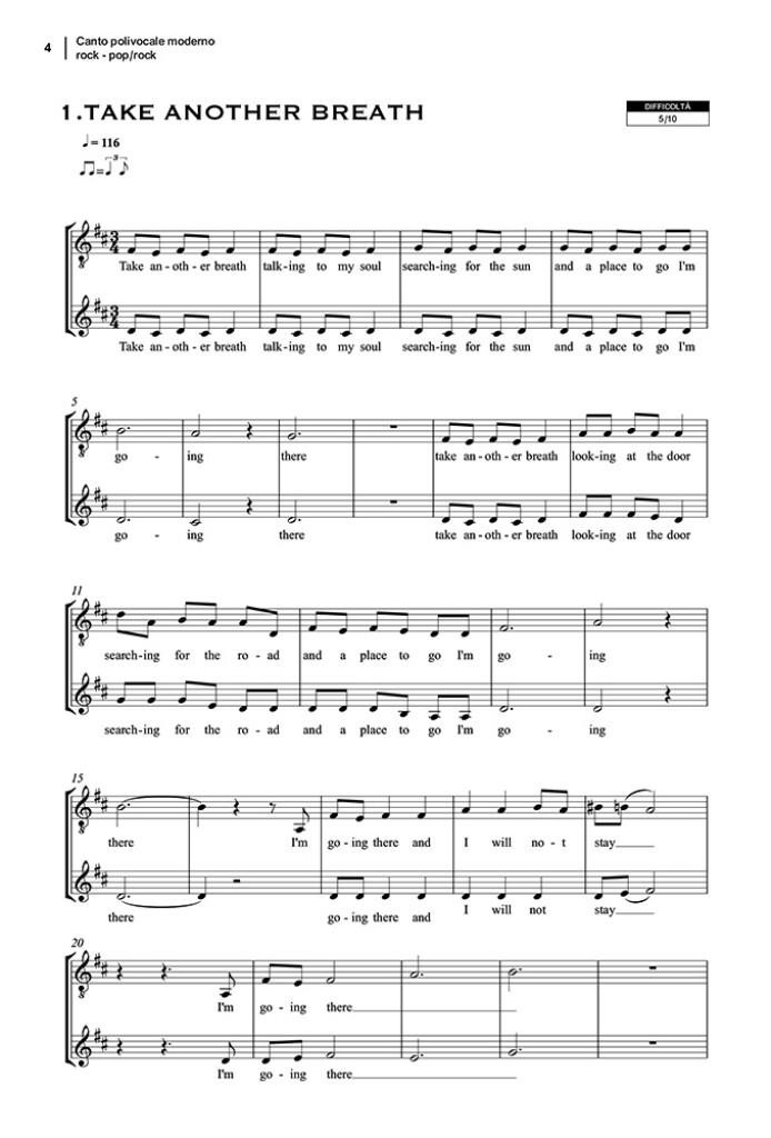 Canto polivocale moderno (libro/Audio Online)