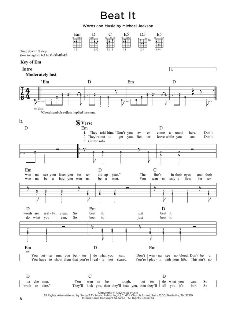 First 50 Rock Songs You Should Play on Electric Guitar