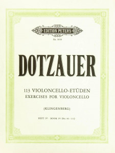 Dotzauer - 113 Violoncello Etuden - Heft IV / Book IV