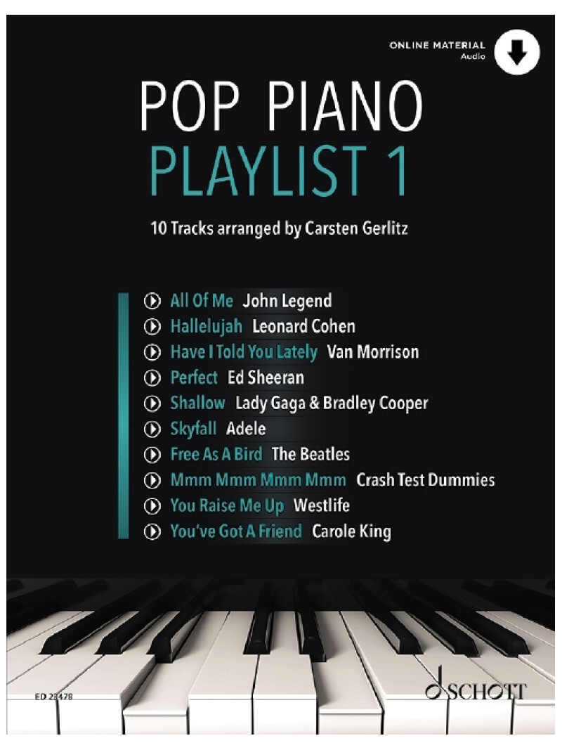 Pop Piano Playlist 1 (book/Audio Online)