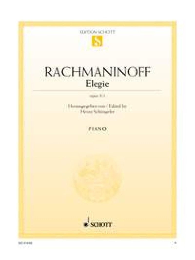 Rachmaninow - Elegie Opus 3/1