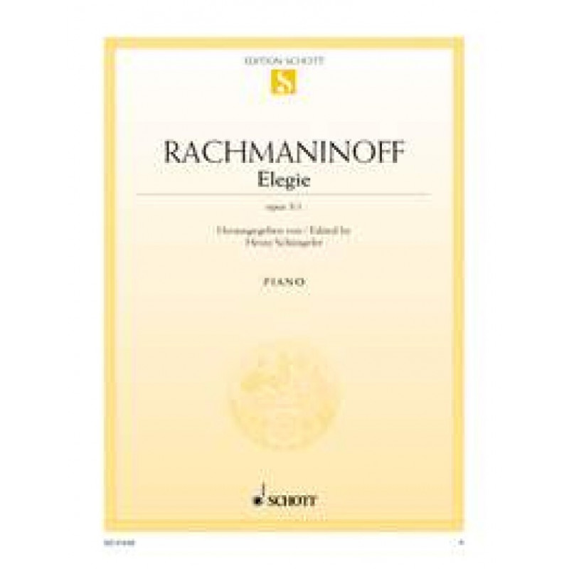 Rachmaninow - Elegie Opus 3/1