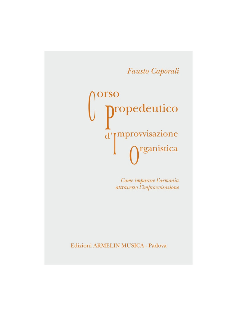 Corso propedeutico d’improvvisazione organistica