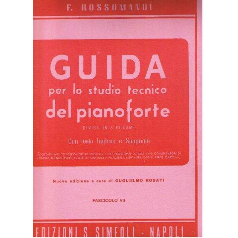 Guida per lo studio tecnico del Pianoforte: vol. 6
