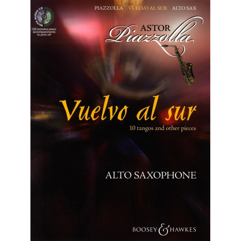 Vuelvo al Sur for Alto Sax (book/CD play-along)