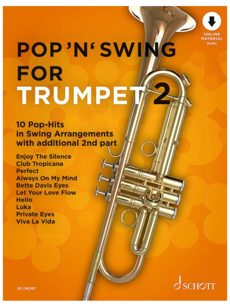 Pop 'n' Swing For Trumpet 2 (libro/Audio Online)