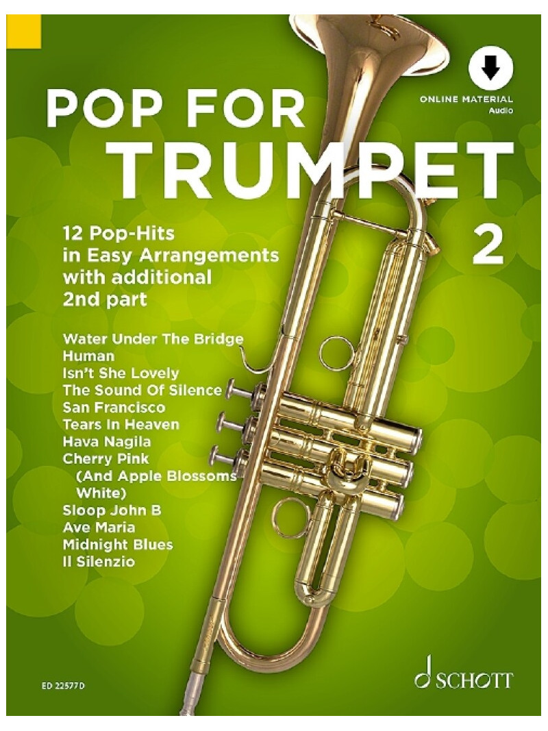 Pop For Trumpet 2 ((book/Audio Online)